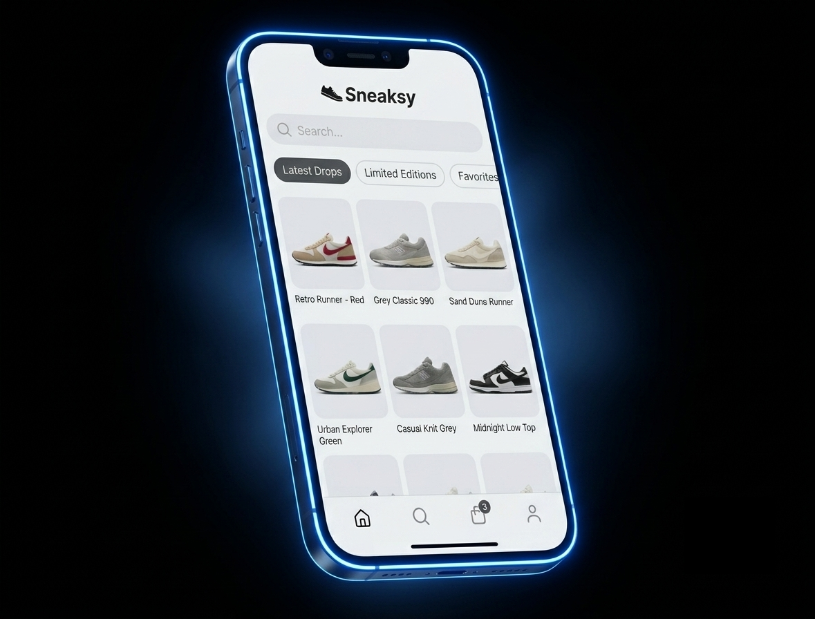 Vista previa de Sneaksy — tienda de sneakers